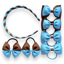 Load image into Gallery viewer, Medium and Large Hairband Bow Bundle