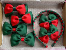 Load image into Gallery viewer, Medium and Large Hairband Bow Bundle