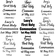 Load image into Gallery viewer, Communion/Confirmation Acrylic Cake Topper