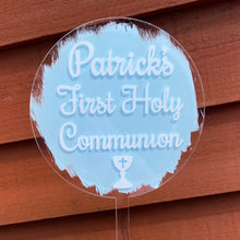 Load image into Gallery viewer, Communion/Confirmation Acrylic Cake Topper
