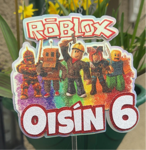 Roblox 3d Cake Topper