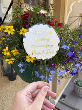 Load image into Gallery viewer, Anniversary Acrylic Cake Topper
