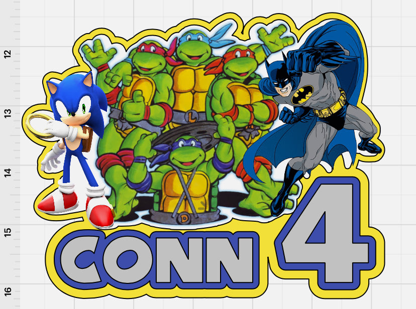 Mixed Character Layered Topper