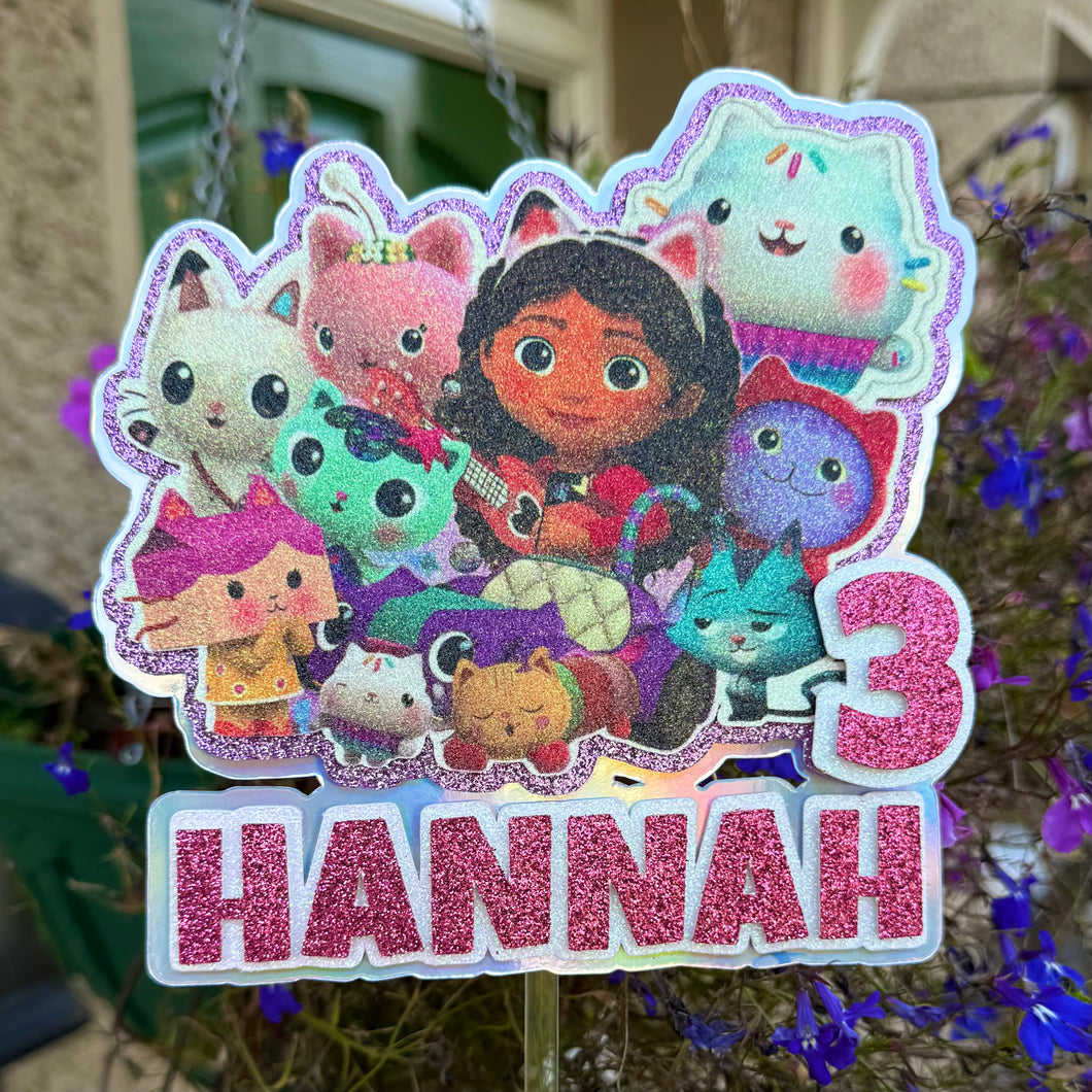 Gabby's Dollhouse Layered Topper