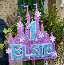 Load image into Gallery viewer, Frozen Castle Cake Topper

