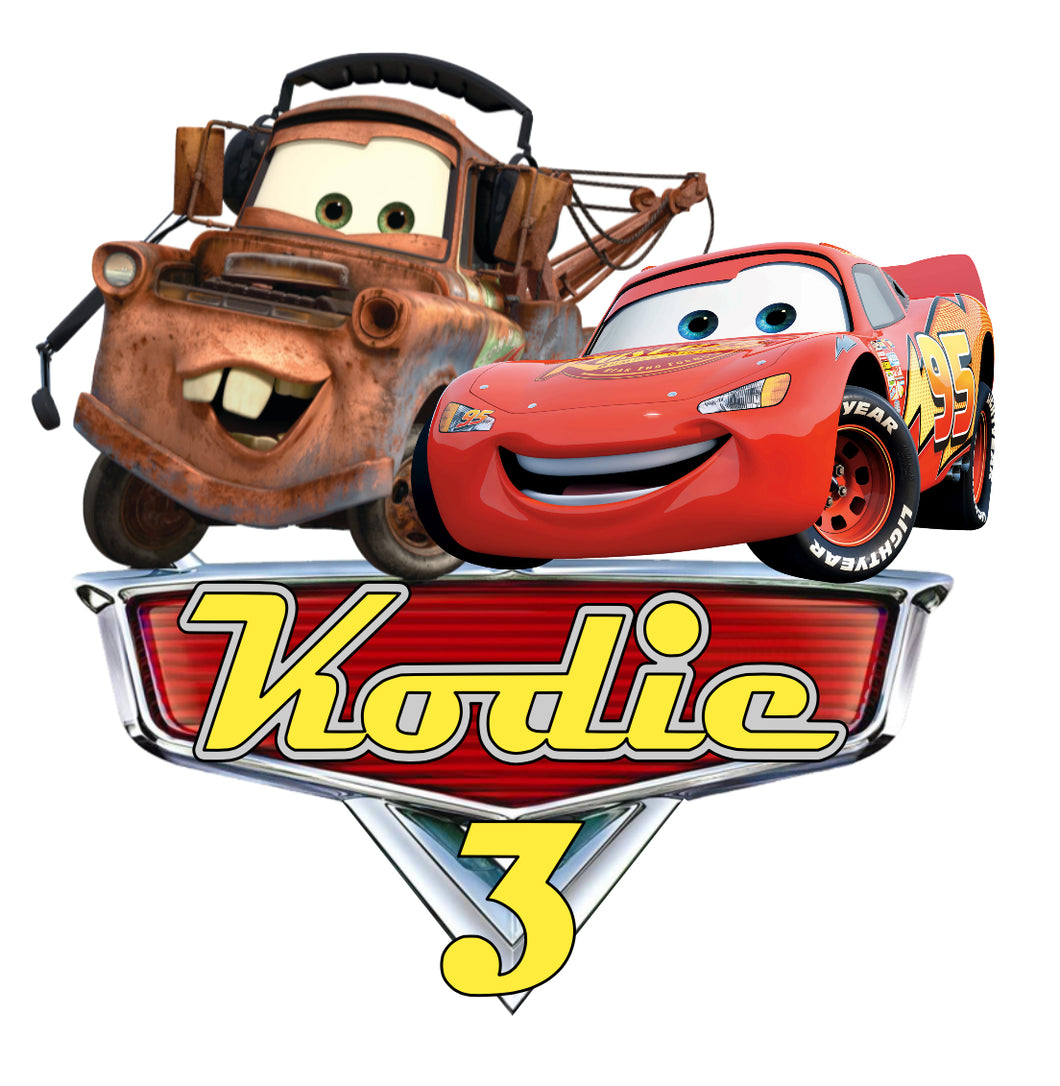 Lightning McQueen Cake Topper