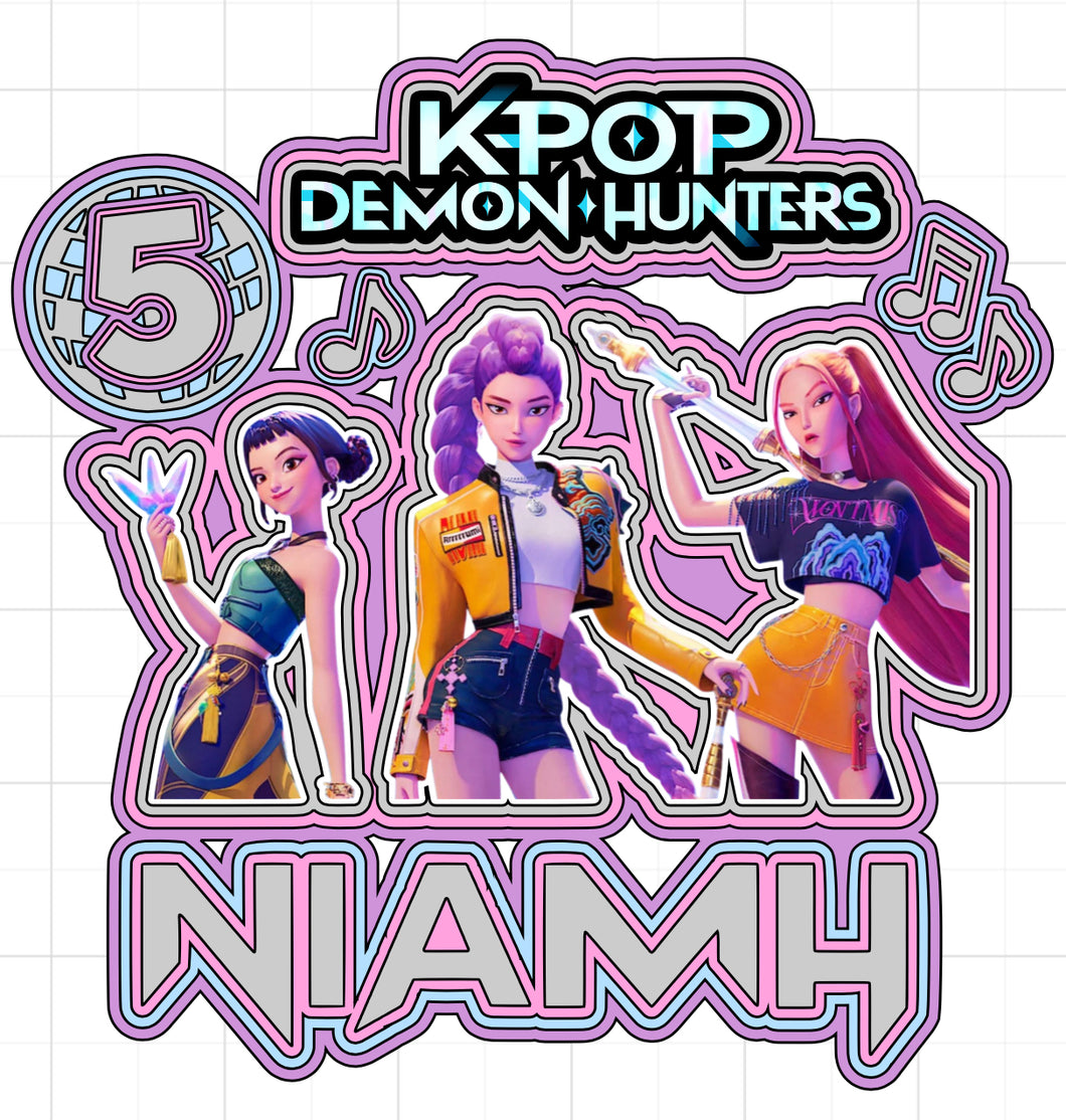 KPOP Demon Hunters Topper