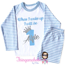 Load image into Gallery viewer, Blue Stripe PJs
