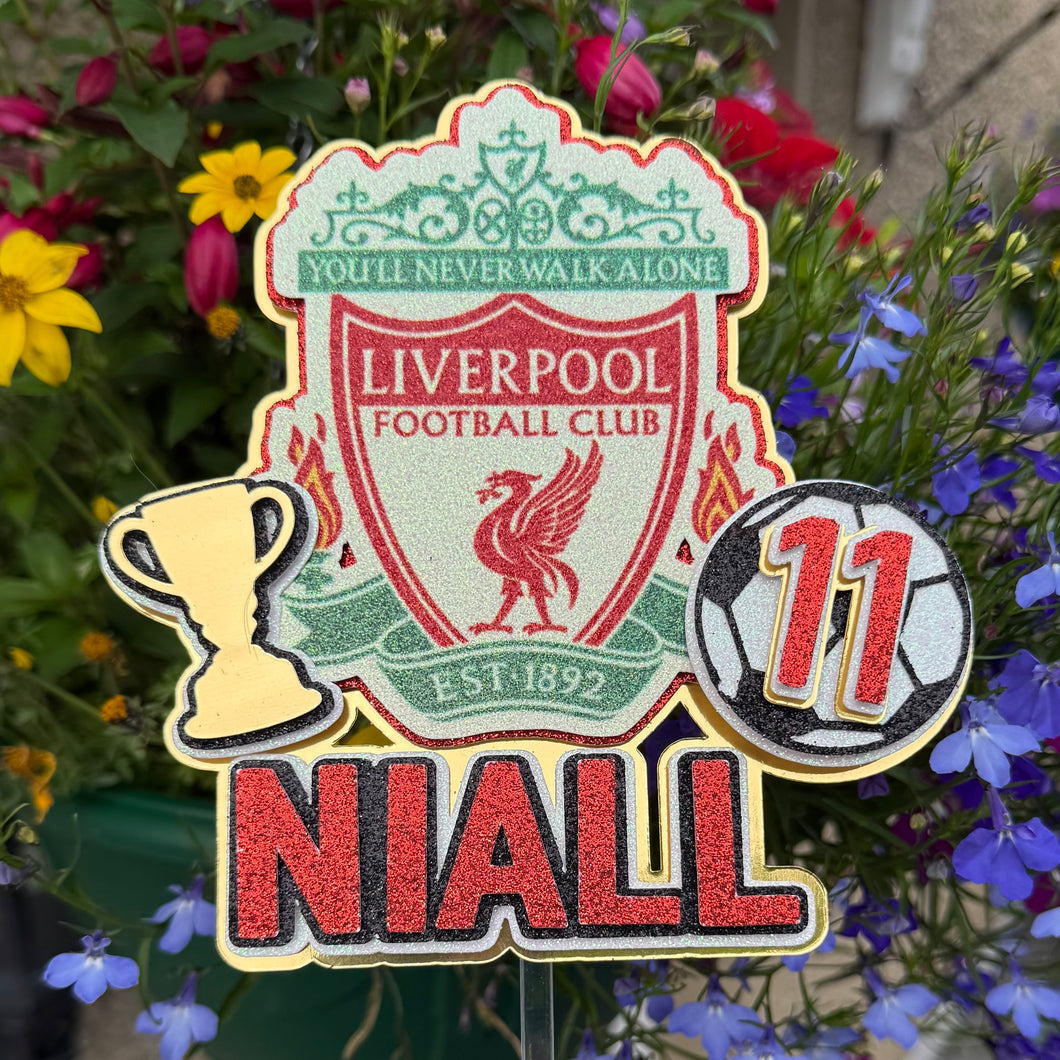 Liverpool 3d Cake Topper