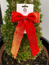Load image into Gallery viewer, Red &amp; Gold Velvet Bows
