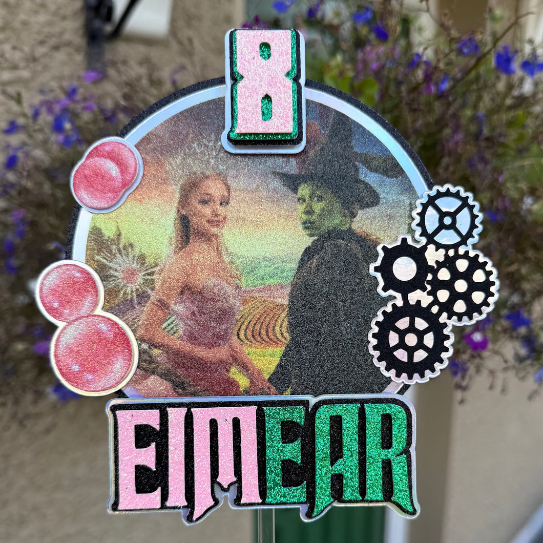 Wicked Layered Cake Topper