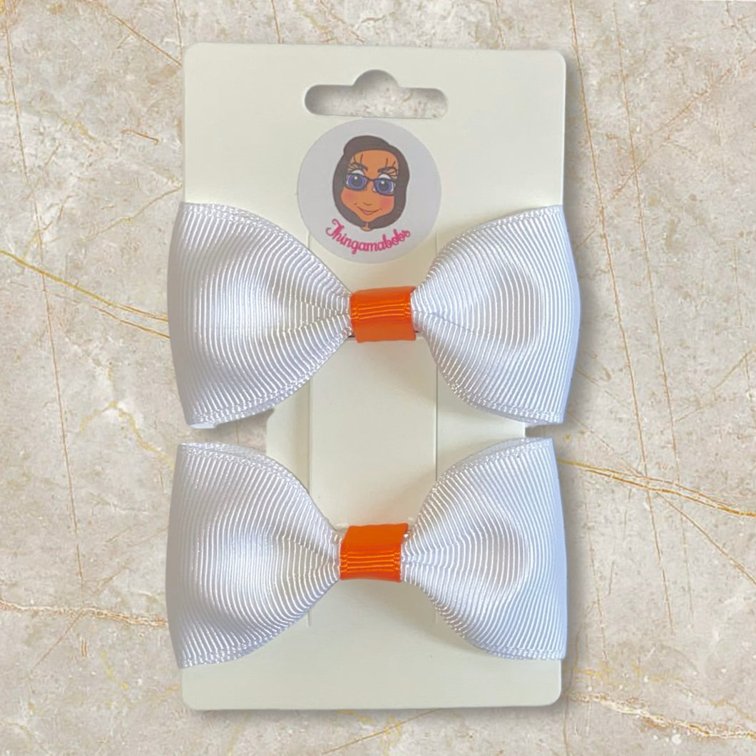 Medium Armagh Tux Bows White