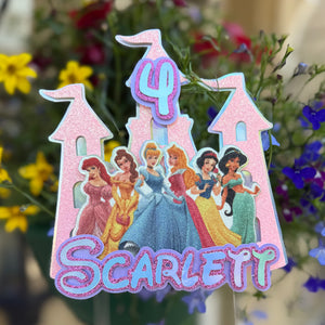 Princess Castke Cake Topper