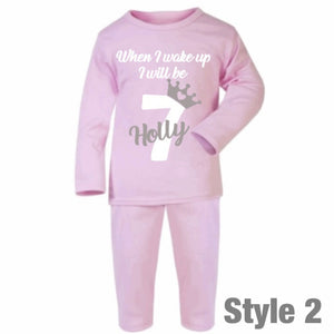 Plain pyjamas to discount personalise